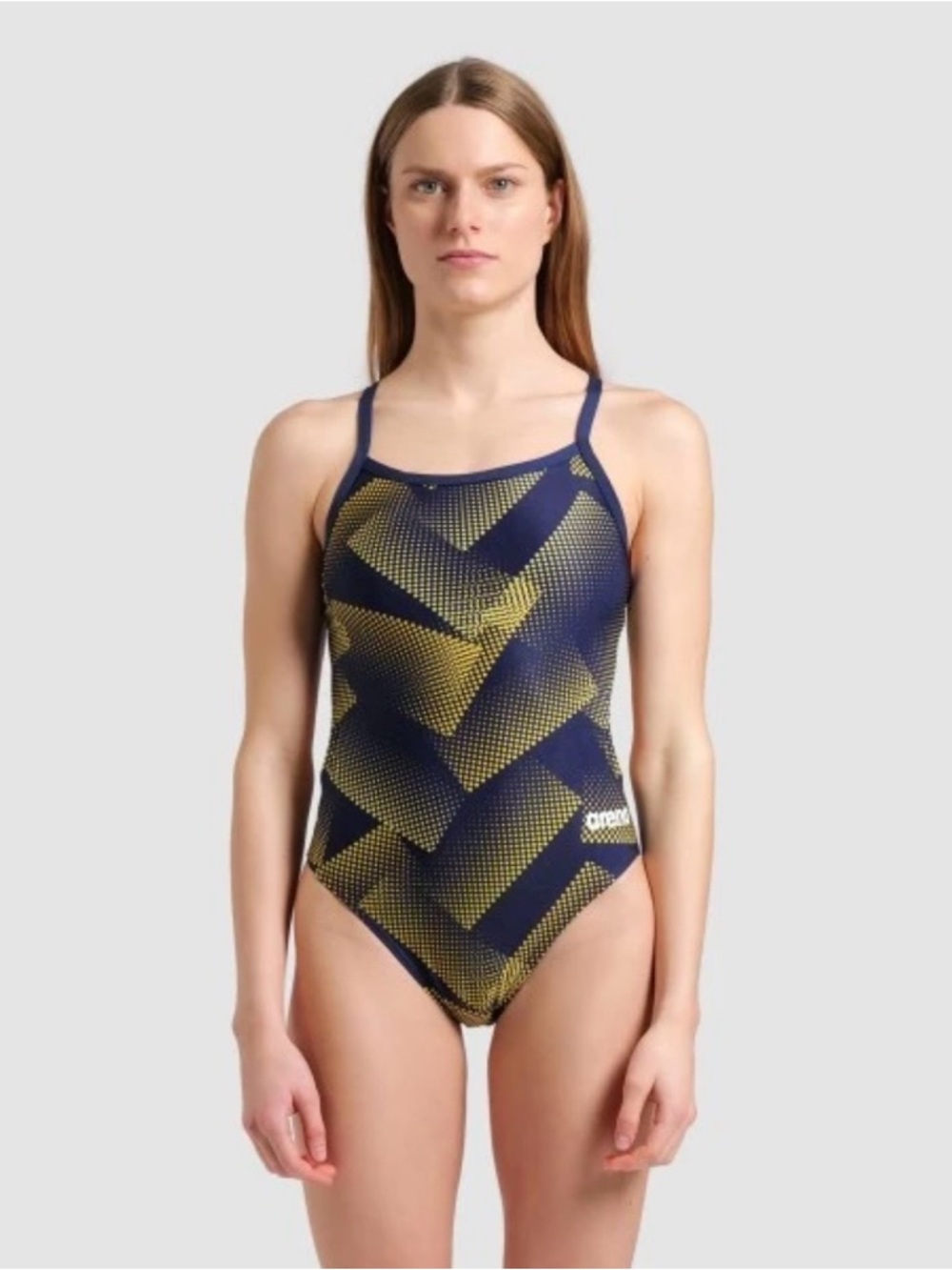 Arena Navy and Gold Swimsuit